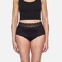 Thinx For All Leaks Signature Lace Very Light Hi-Waist Incontinence Underwear, Black, L, , large image number 1