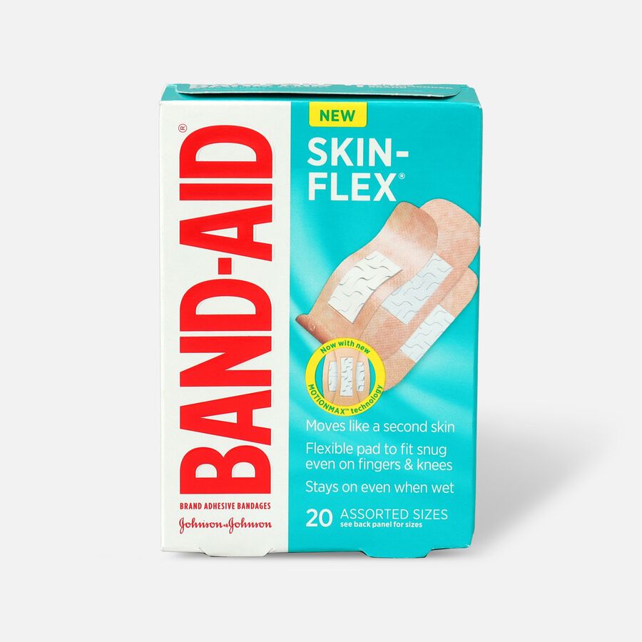 BAND-AID&reg; Skin-Flex Adhesive Bandages, Assorted Sizes, , large image number 0