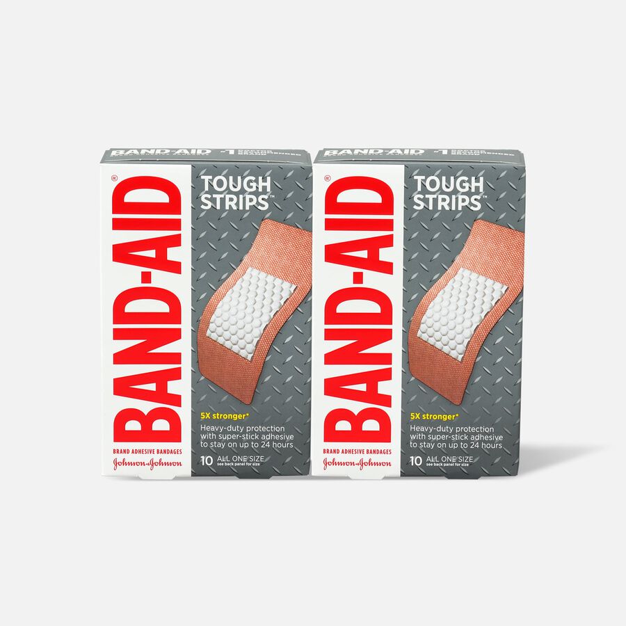BAND-AID&reg; Tough-Strips, Extra Large, 10 ct. (2-Pack), , large image number 0
