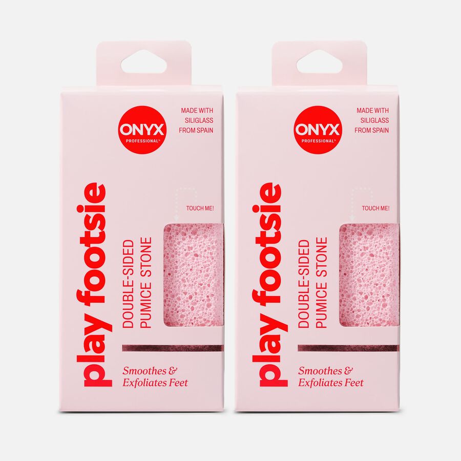 ONYX Play Footsie Double-Sided Pumice Stone (2-Pack), , large image number 0