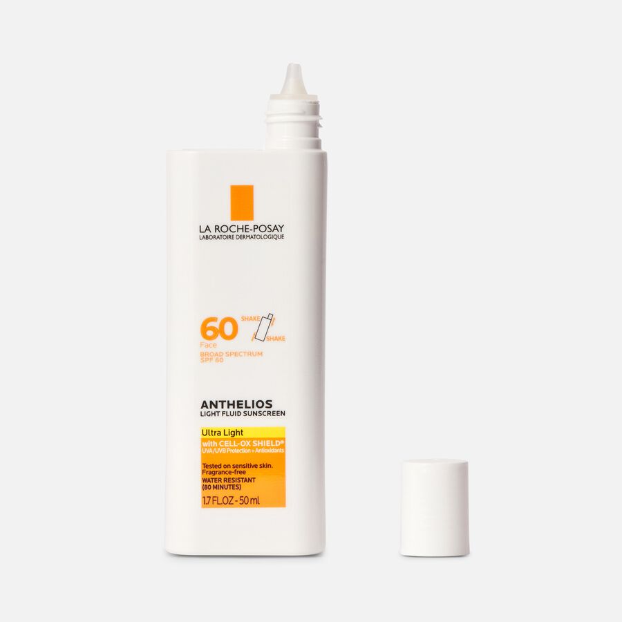 La Roche-Posay Anthelios Ultra Light Fluid Face Sunscreen, Broad Spectrum, SPF 60, 1.75 oz., , large image number 2