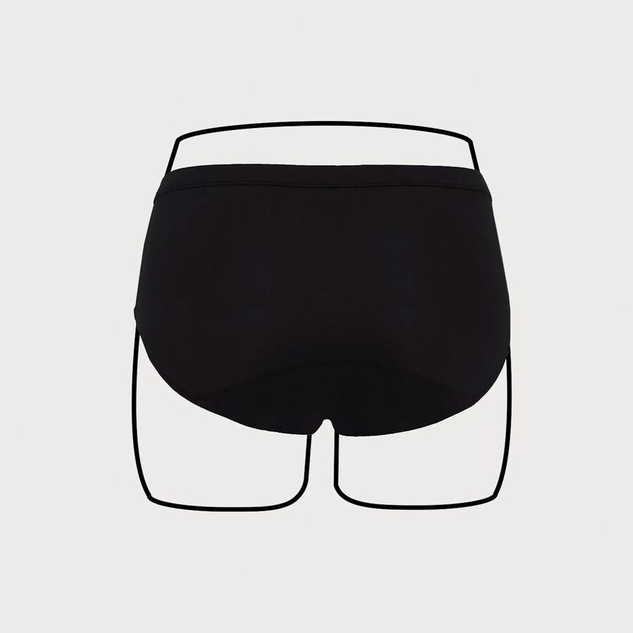 Thinx Teens All Day Brief, Black, Size 15/16, , large image number 2