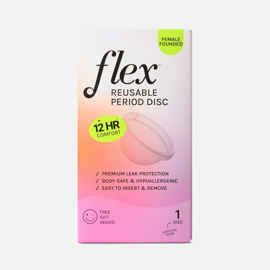 Flex&reg; Reusable Period Disc, 1 ct., + 2 Free Disposable Discs, , large image number 0