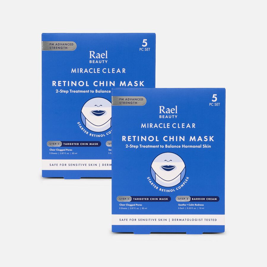 Rael Miracle Clear Retinol Chin Mask, 5 ct. (2-Pack), , large image number 0