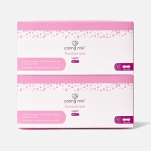 Caring Mill&trade; Extra Long Daily Panty Liners, 92 ct. (2-Pack)
