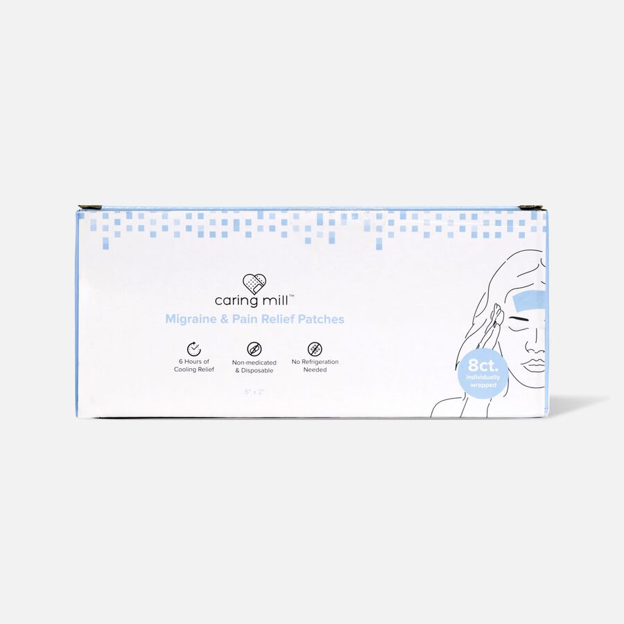 Caring Mill&trade; Migraine & Pain Relief Patches, 8 ct., , large image number 0