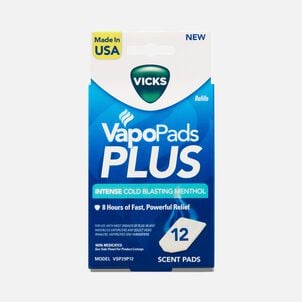 Vicks VapoPads&reg; Plus Intense Cold Blasting Menthol, 12 Scent Pads
