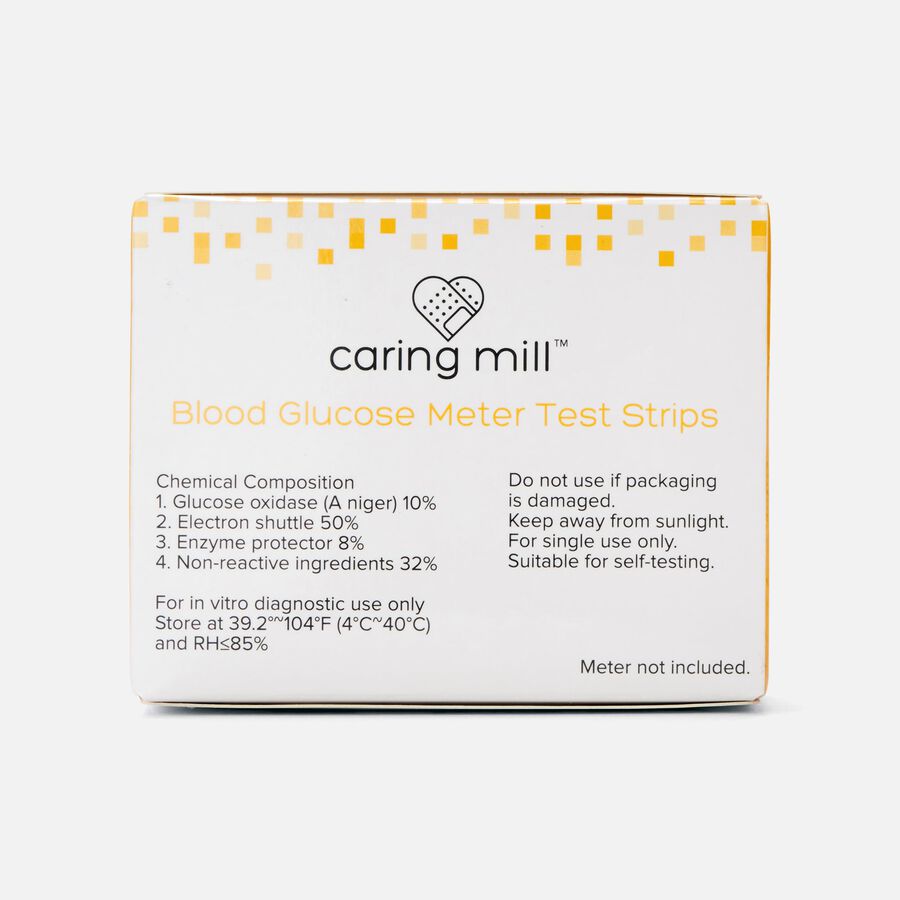 Caring Mill&trade; Blood Glucose Test Strips, 100 ct., , large image number 1