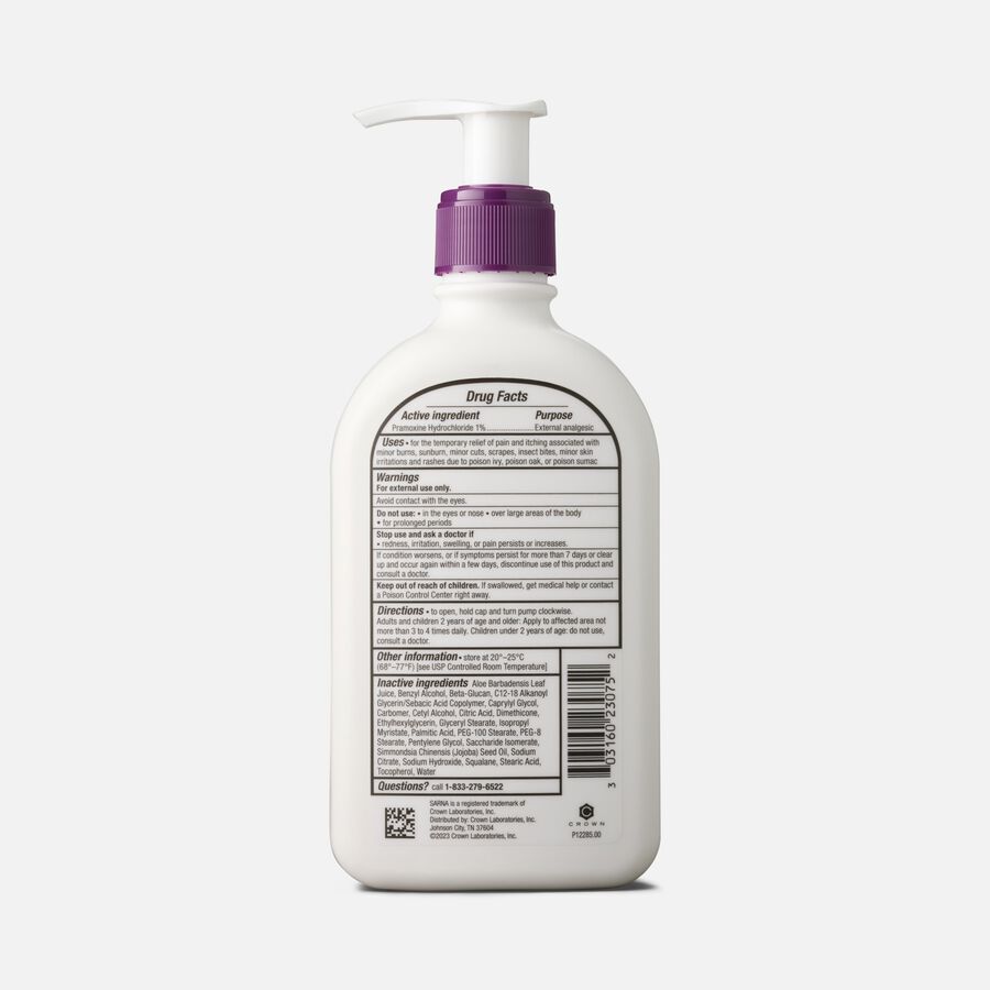 Sarna Sensitive Lotion, 7.5 oz., , large image number 1