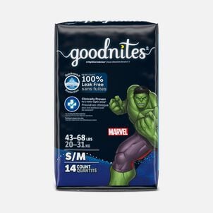 Goodnites Bedtime Underwear for Boys, S/M -14 ct.