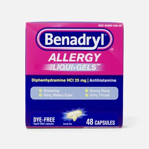 Benadryl Allergy Relief Liqui-Gels, 48 ct.