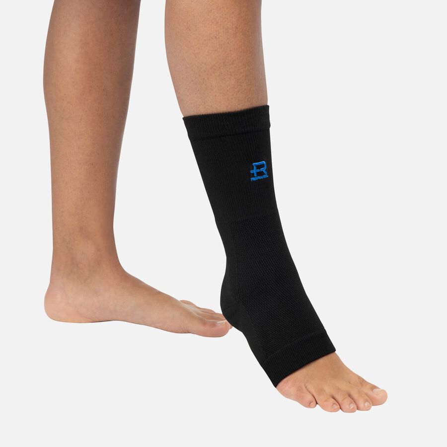 Reparel Ankle Sleeve, Black, S/M, , large image number 2