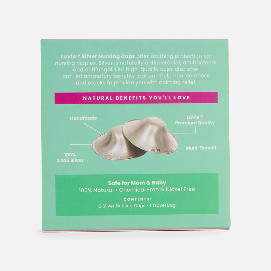 LaVie Silver Nursing Cups Set, Size 2 (XL), , large image number 3