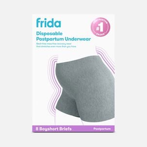 Frida Mom Boyshort Disposable Postpartum Underwear (Size Petite)