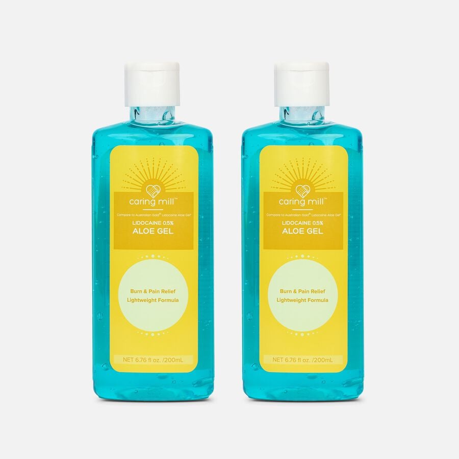 Caring Mill&trade; Aftersun Cooling Gel With Lidocaine Aloe Vera Value, 6.76 oz. (2-Pack), , large image number 0