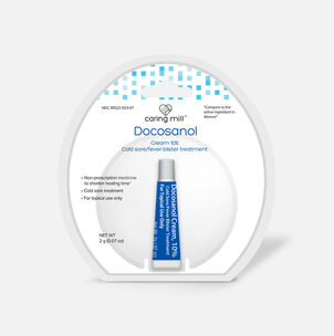Caring Mill&trade; Docosanol 10% Cream Tube, Treatment for Cold Sore/Fever .07 oz. Tube