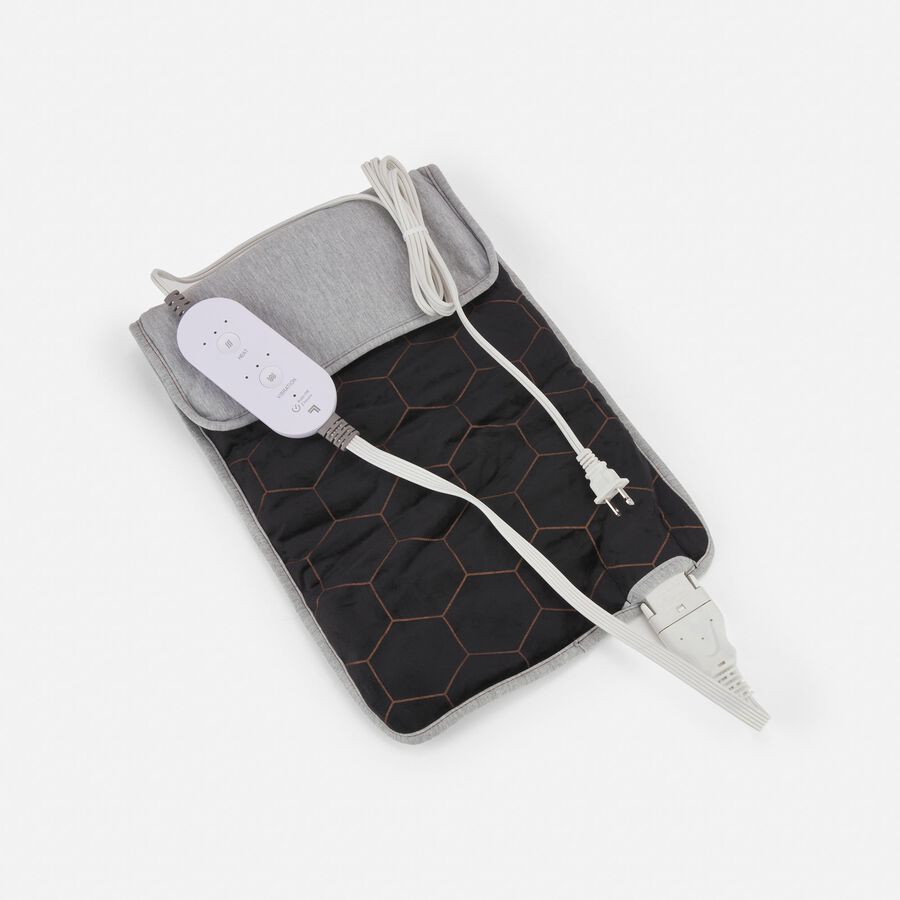 Sharper Image Calming Heat Copper and Charcoal Weighted Heating Pad, , large image number 1