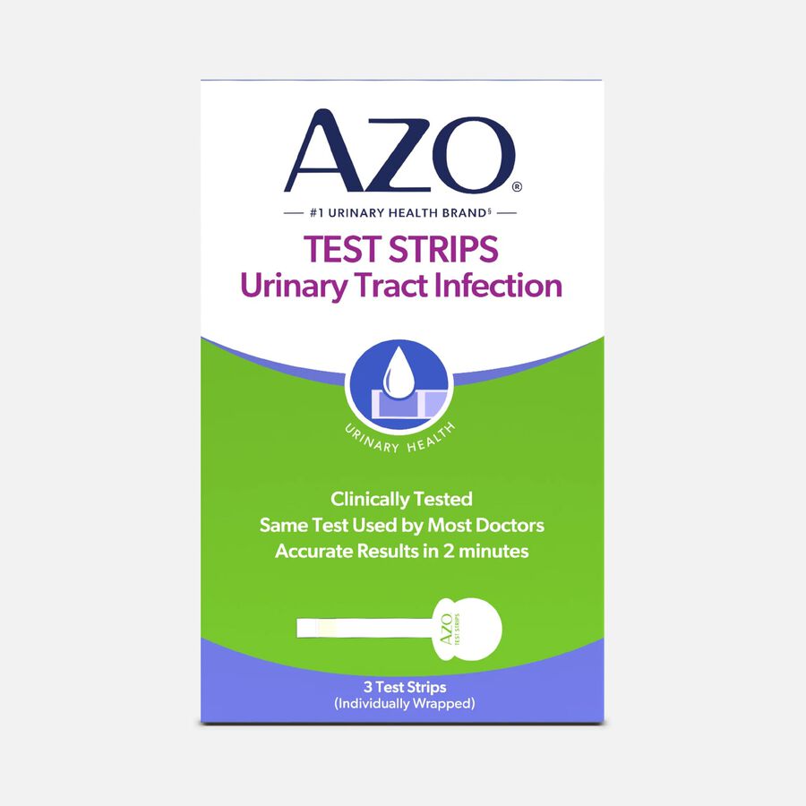 Azo Urinary Tract Infection Test Strips with Handle, 3 ct., , large image number 0