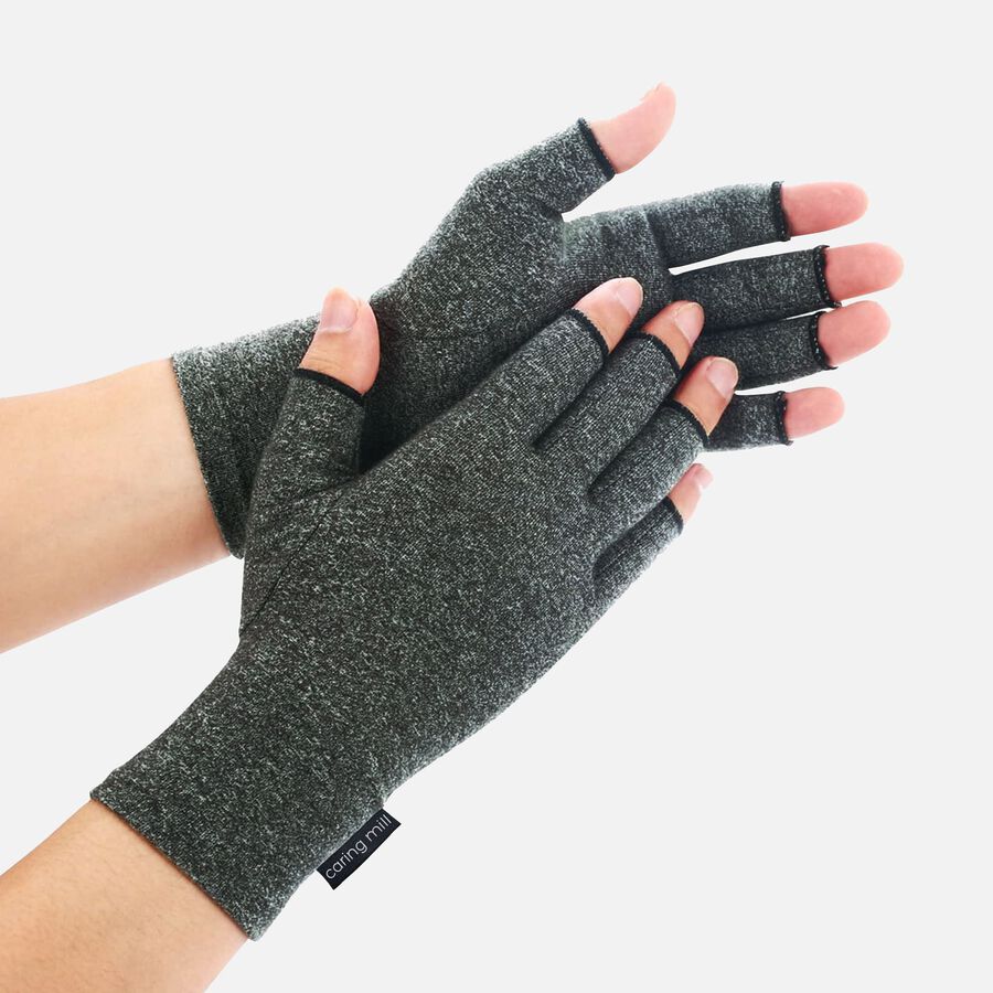 Caring Mill&trade; Arthritis Hand Compression Gloves, M/L, , large image number 1