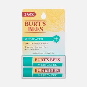 Burt&rsquo;s Bees Medicated Lip Balm, 2-Pack, 0.15 oz.