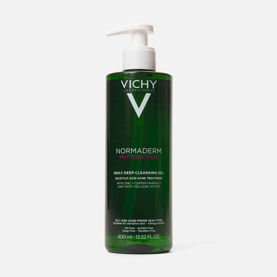 Vichy Normaderm PhytoAction Daily Deep Cleansing Gel with Salicylic Acid, , large image number 1