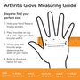 IMAK Compression Arthritis Gloves, Gray, Large, Gray, large image number 2