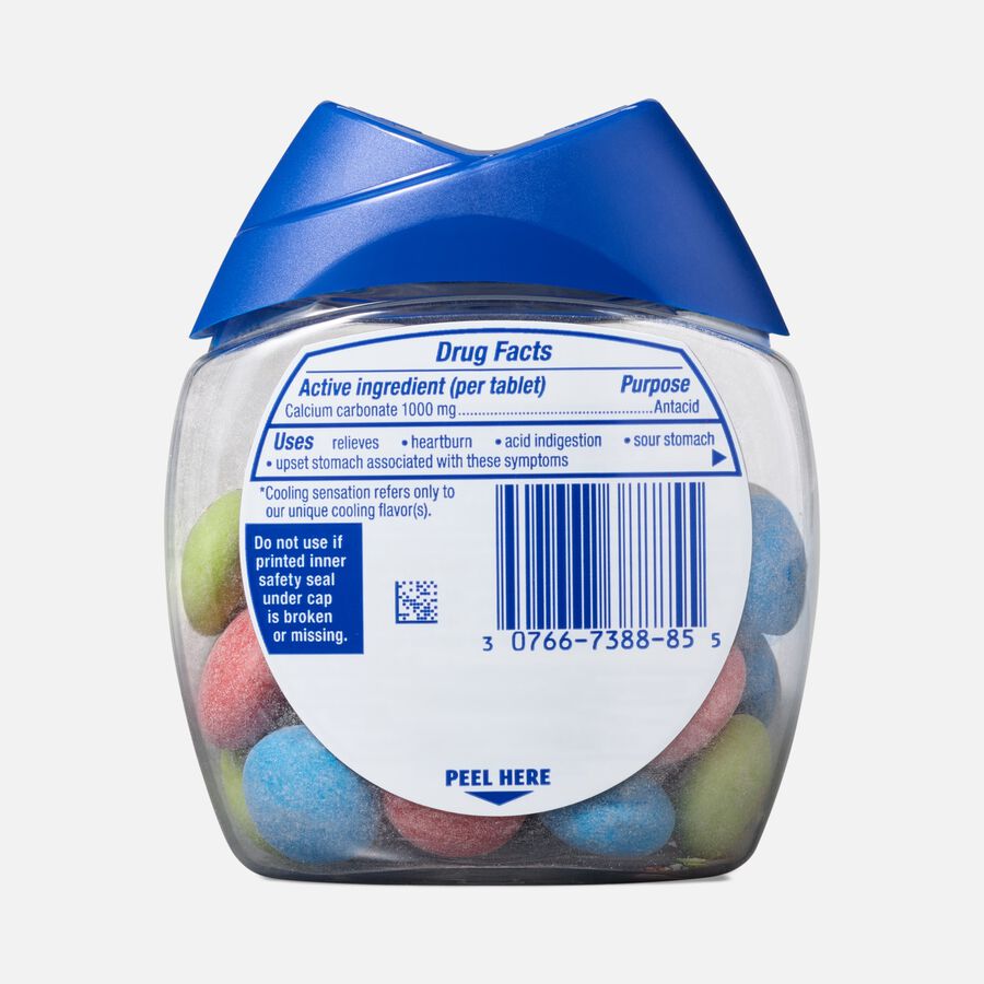TUMS Ultra Strength Chewy Bites Cooling Sensation Antacid Chews, Fruit Fusion, 28 ct., , large image number 1