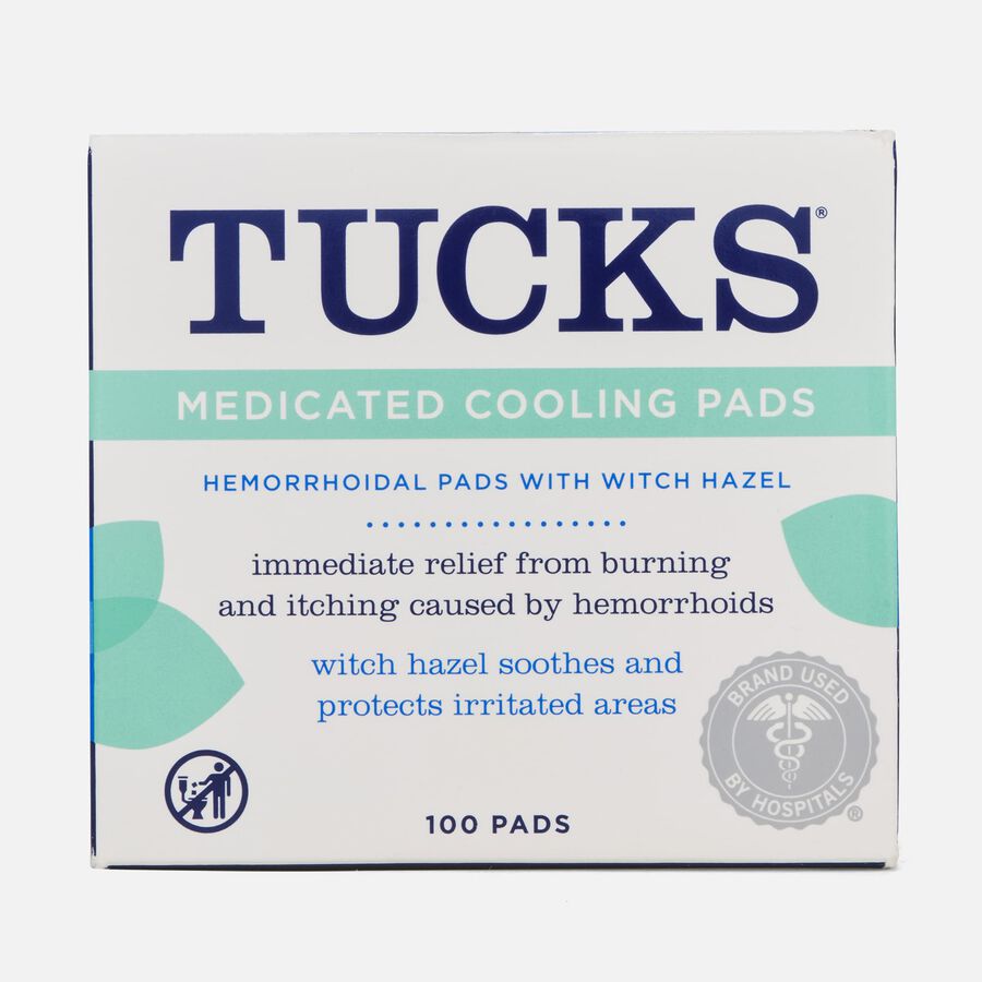 Tucks Medicated Hemorrhoidal Pads, 100 ct., , large image number 0