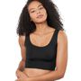 Larken X Nursing + Hands-Free Pumping Bra, Black, Large, Black, large image number 1