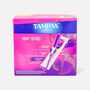 Tampax Radiant Tampons Regular Absorbency with BPA-Free Plastic Applicator and LeakGuard Braid, Unscented, 28 ct., , large image number 1