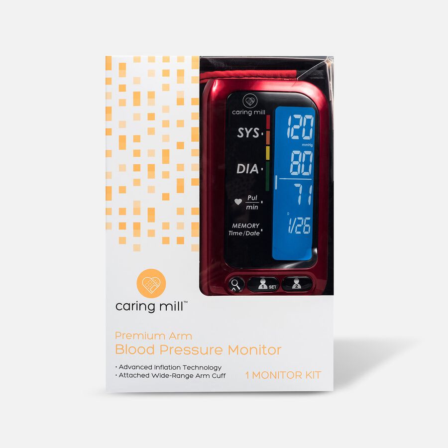 Caring Mill&trade; Upper Arm Blood Pressure Monitor, , large image number 0