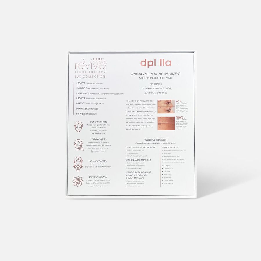 reVive Light Therapy Lux Collection dpl&reg; IIa Skin Treatment Panel, , large image number 2