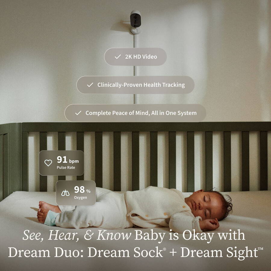Owlet Dream Duo&trade; Smart Baby Monitoring System, 3rd Generation, Mint, Mint, large image number 5