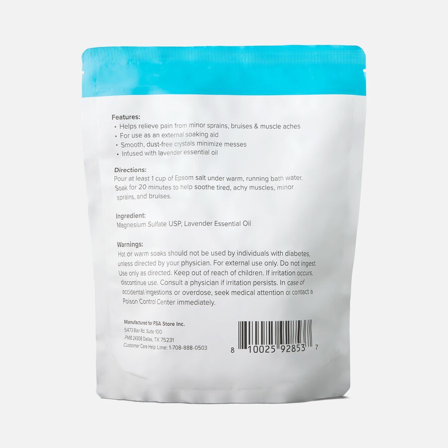 Caring Mill&trade; Lavender Scented Epsom Salt, 2lb, , large image number 1