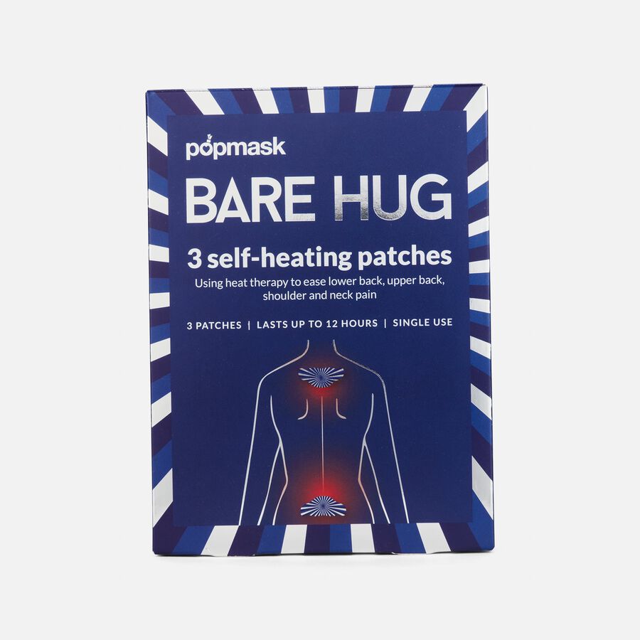 POPMASK Bare Hug Self-Heating Patches, 3 ct., , large image number 0