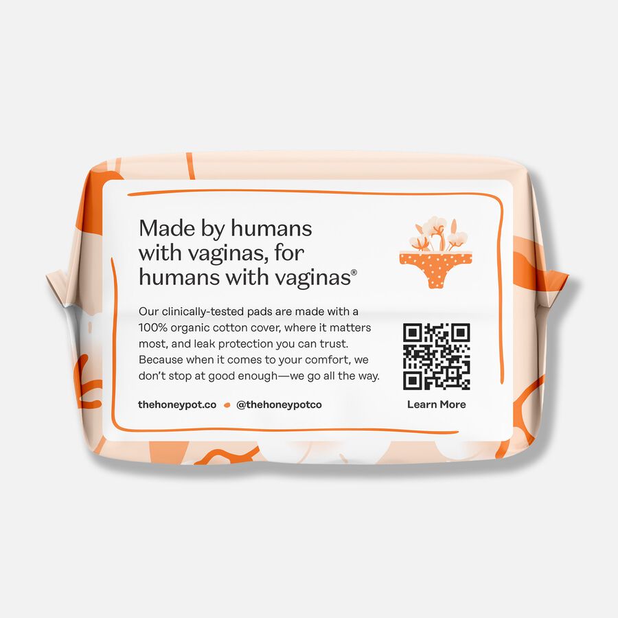 The Honey Pot 100% Organic Top Sheet Everyday Non Herbal Pantiliners, 30 ct., , large image number 2