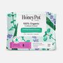 The Honey Pot 100% Organic Cotton Cover Regular Menstrual Pads with Wings, Herbal, 20 ct., , large image number 1