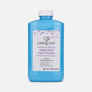 Caring Mill&trade; Medicated Foot Powder, 10 oz.