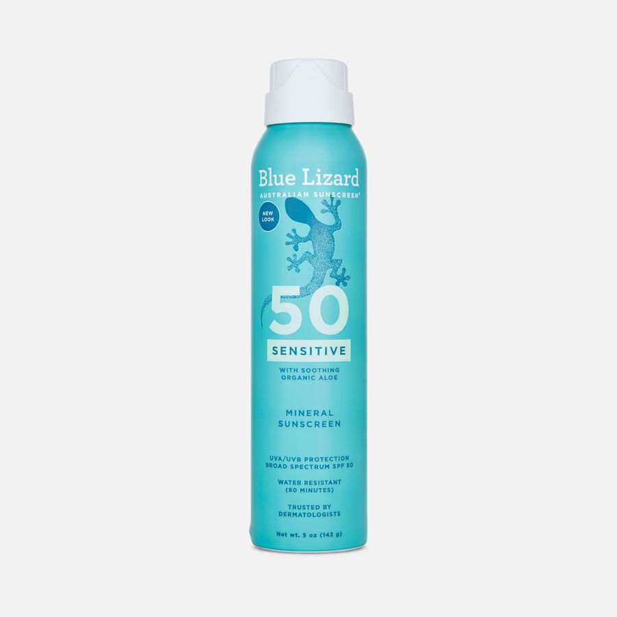 Blue Lizard  Sensitive Sunscreen SPF 50 Spray, 5 oz., , large image number 0