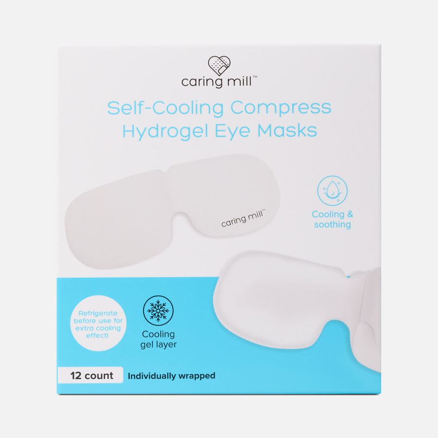 Caring Mill&trade; Self-Cooling Compress Hydrogel Eye Masks, 12 ct., , large image number 0