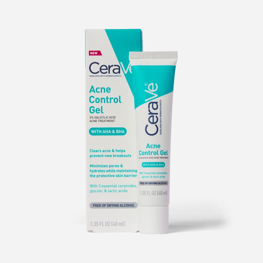 CeraVe Salicylic Acid Acne Treatment Gel, , large image number 0