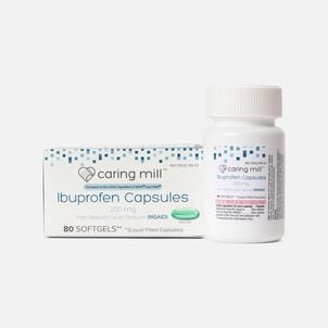 Caring Mill&trade; Ibuprofen Liquid Gels Pain Reliever/ Fever Reducer (NSAID), 80 ct.