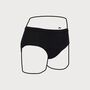 Thinx Teens All Day Brief, Black, Size 15/16, , large image number 1