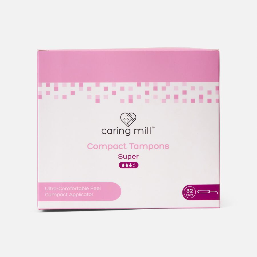Caring Mill&trade; Compact Tampons, 32 ct., , large image number 1