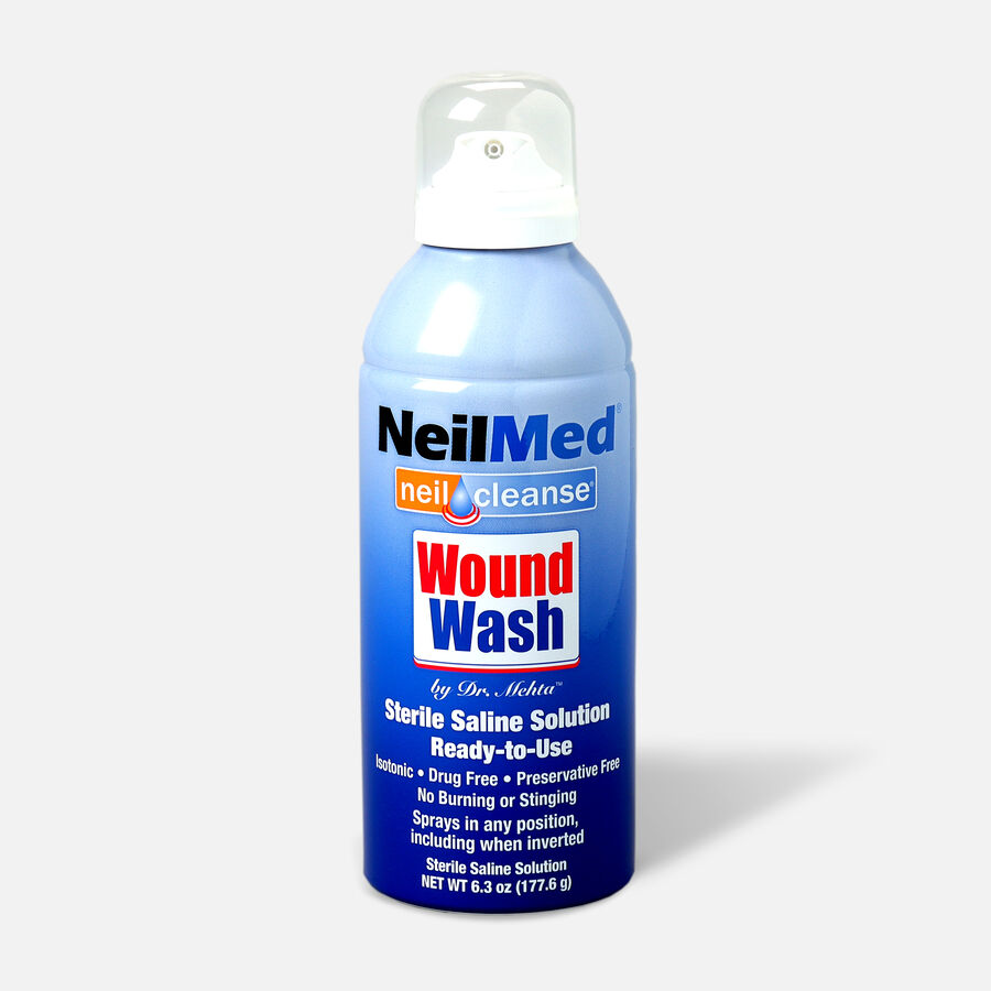 NeilCleanse Wound Wash Saline Spray 6 oz., , large image number 0