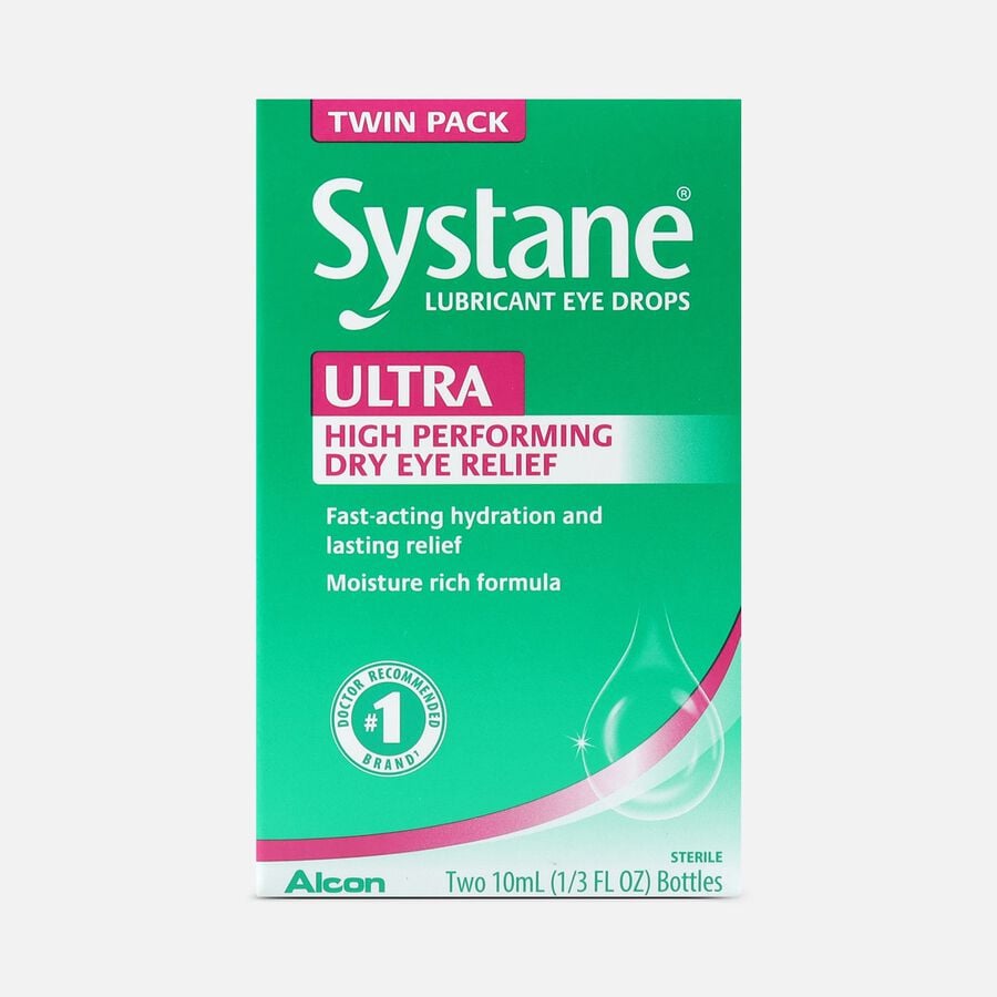 Systane Ultra Lubricating Eye Drops, 10 mL, Twin Pack, , large image number 0