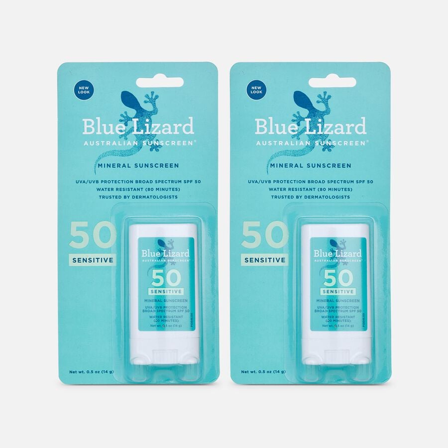 Blue Lizard Sensitive Sunscreen SPF 50 Stick, 0.5 oz. (2-Pack), , large image number 0