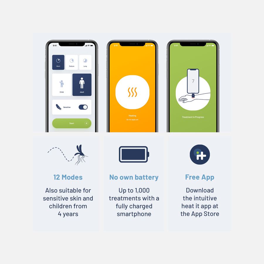 heat it&reg;️ Insect Bite Healer for iPhone 15 Onwards and Android (USB-C), , large image number 1