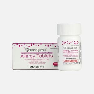 Caring Mill&trade; Diphenhydramine Allergy Relief Tablets, 100 ct.