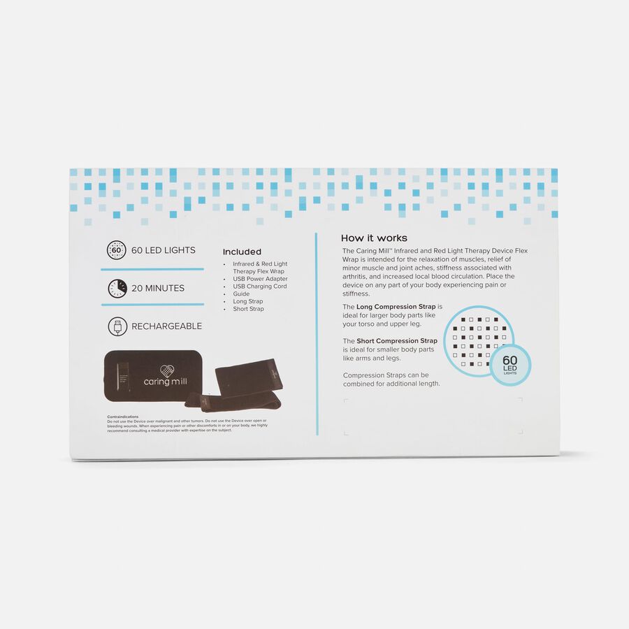 Multipurpose Infrared & Red-light Therapy Flex Wrap  &ndash; Caring Mill&trade;, , large image number 4